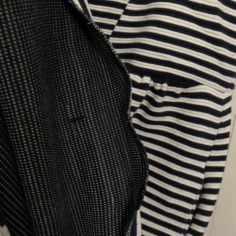Boden navy and White Striped Dress - Picture 9 of 10